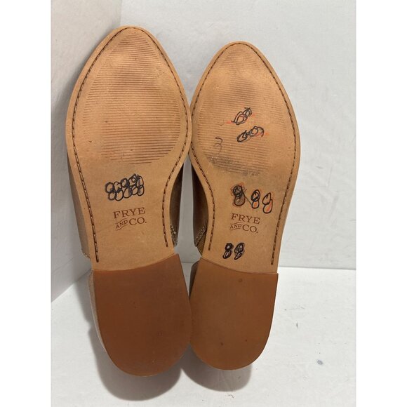 Frye and Co. Flats Women's Fenn D'Orsay pointy Flat Size 9m Metallic Rose Gold - Picture 5 of 6